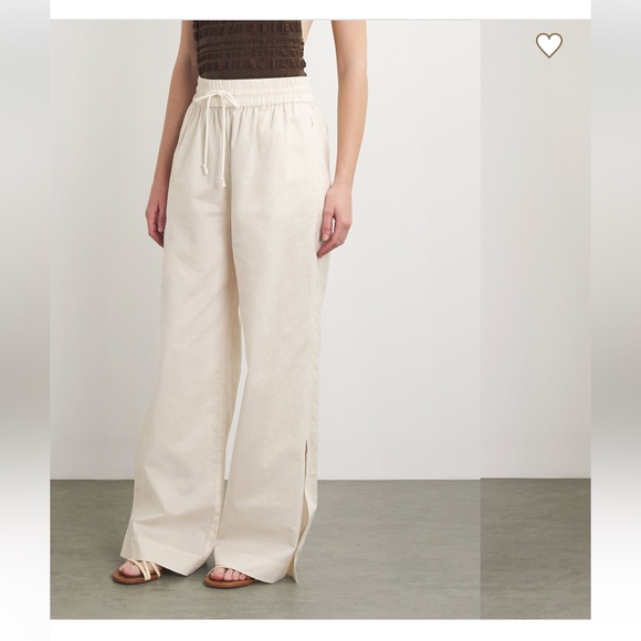 Frame Denim Pants - FRAME NEW
Cotton-Linen-Blend Wide-Leg Trousers